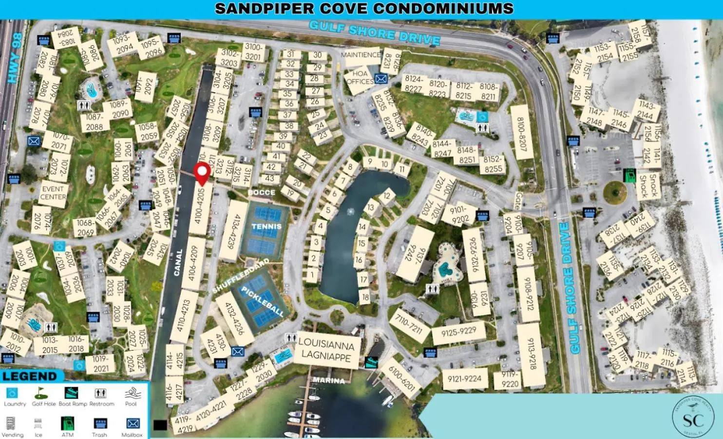 Sandpiper Cove Unit 4139 Destin